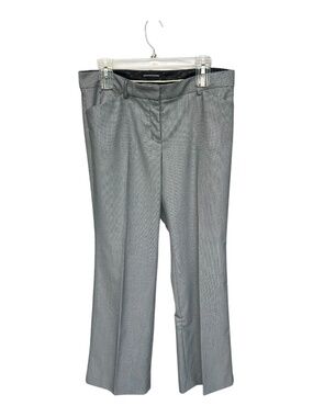 Express Design Studio Gray and White Plaid Flare Dress Pants-Size 10